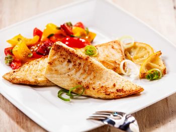 Baked tilapia fish fillets