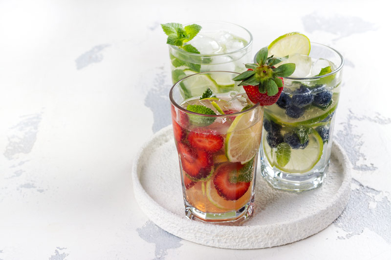 All-natural water with a twist recipe